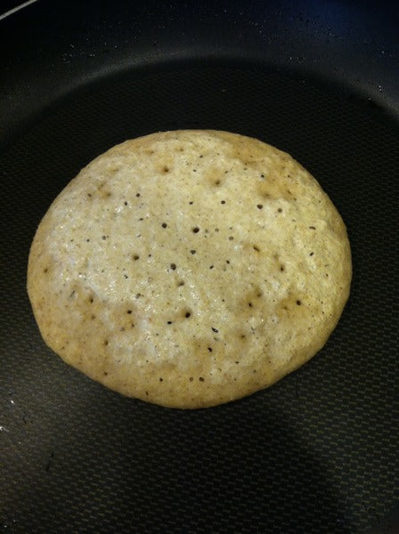 Pancake Ready to be Flipped