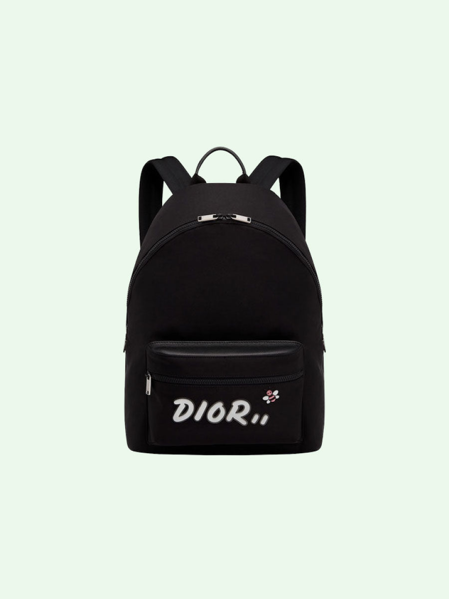 dior kaws backpack