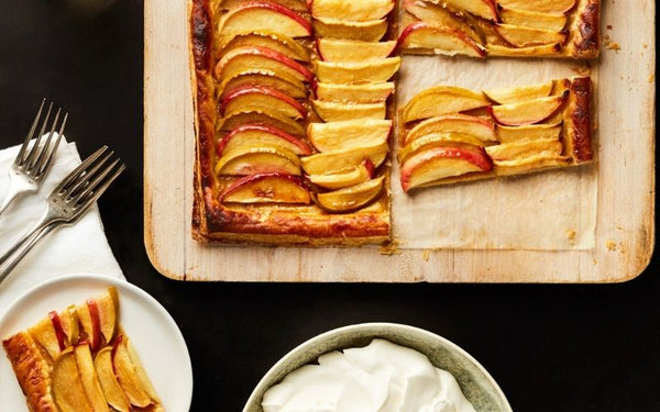 easy apple and caramel tart