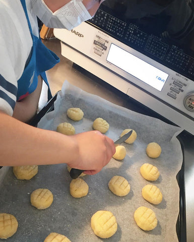 メロンパンクッキーの作り方