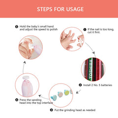 Baby Automatic Nail Trimmer how to use