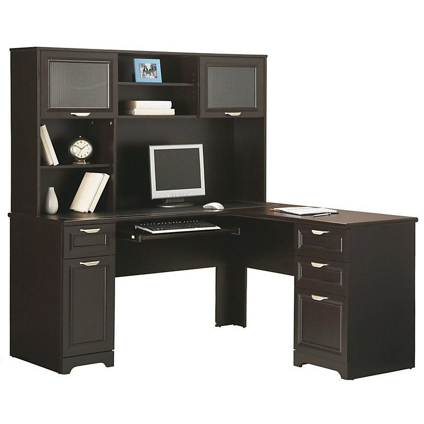 Outlet Pricing Realspace Magellan 59 W L Shaped Desk Espresso