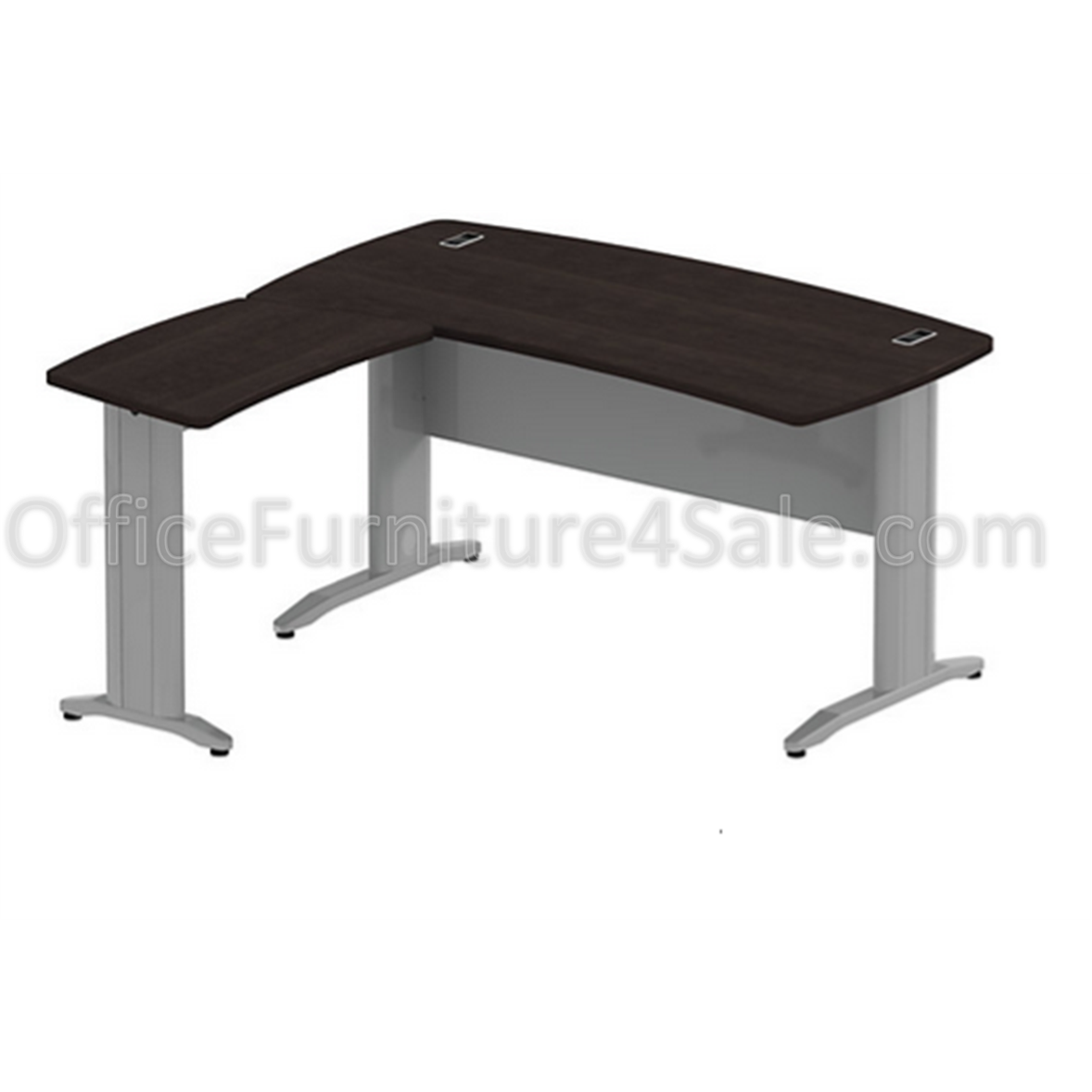 Bbf Sector 60 X 60 Curved L Desk 30 H X 60 W X 58 11 16 D