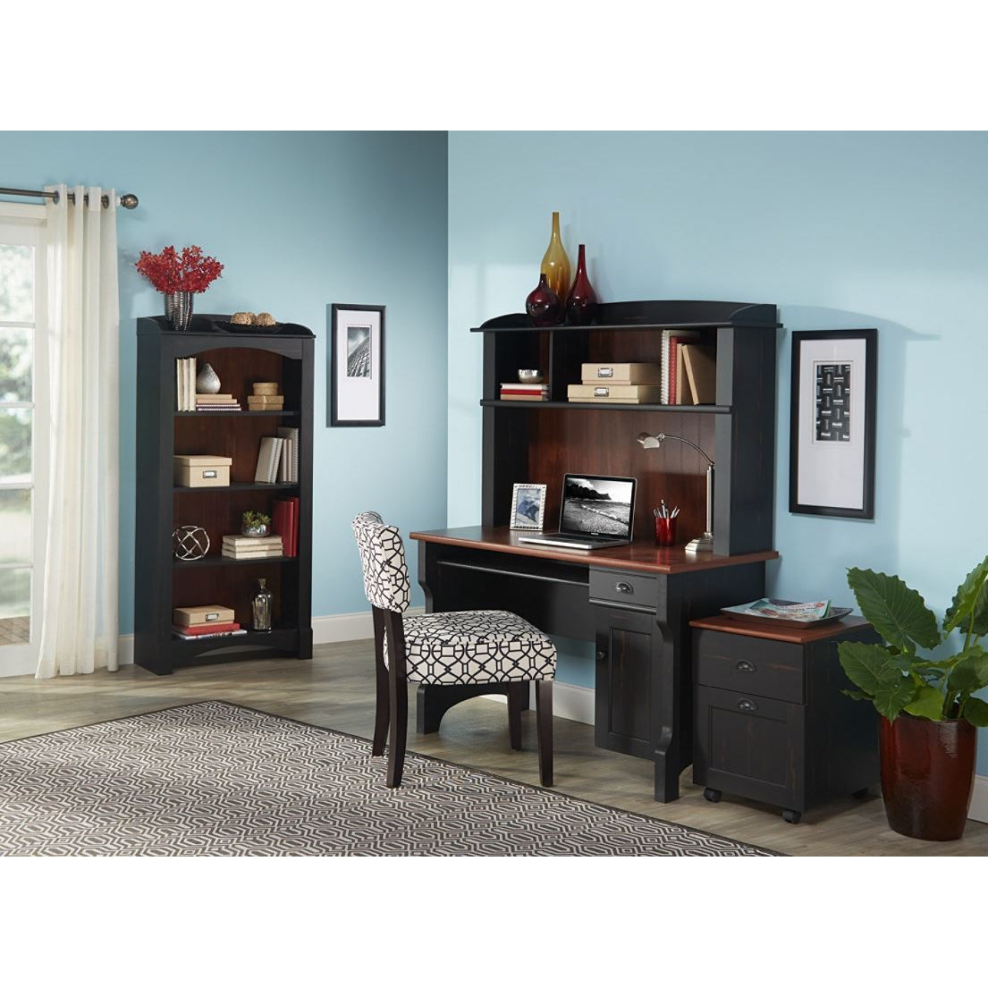 Realspace Outlet Shore Mini Solutions Computer Desk With Hutch