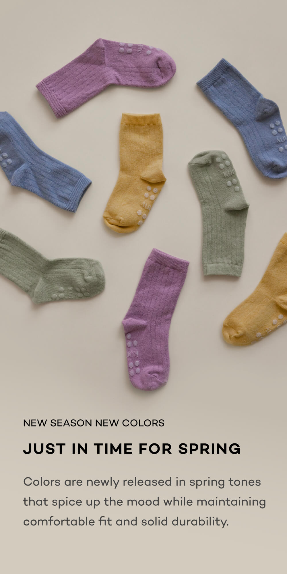 Konny Baby Essential Socks - 4 Color Set (12M-7Y)