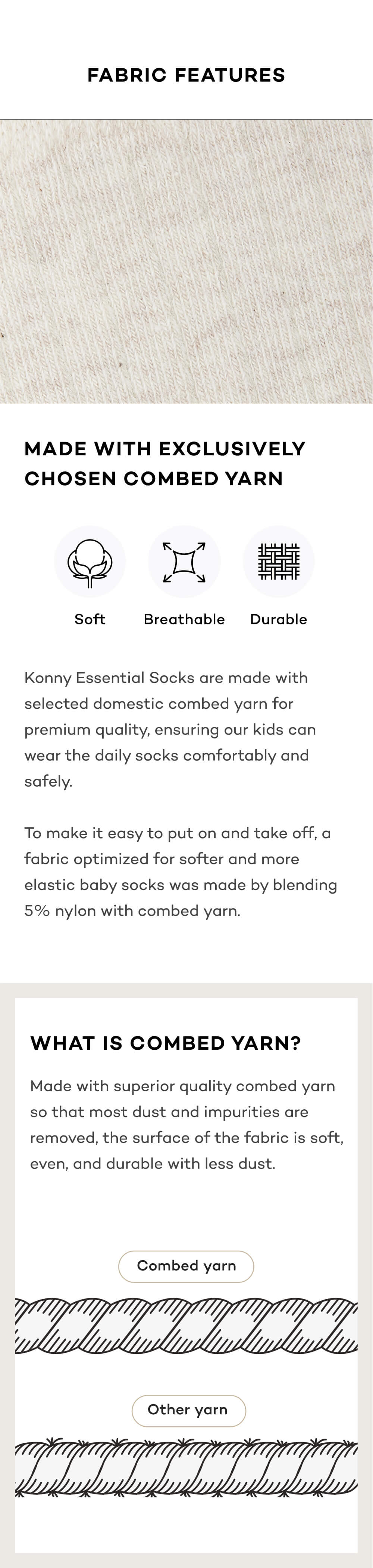 Konny Baby Essential Socks - 4 Color Set (12M-7Y)