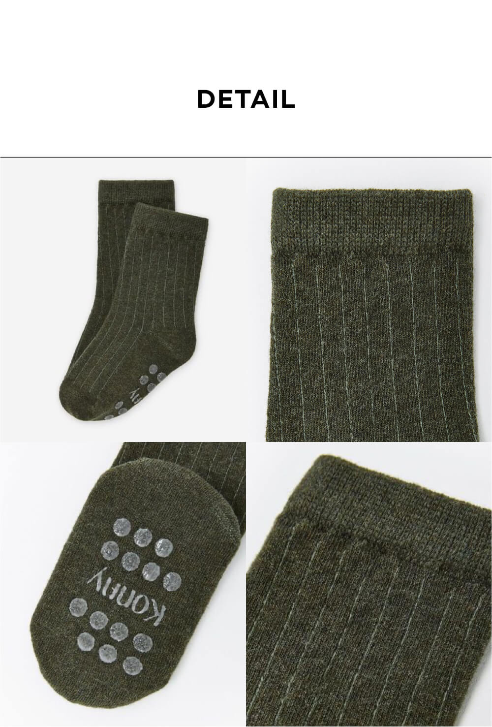 Konny Baby Essential Socks - 4 Color Set (12M-7Y)