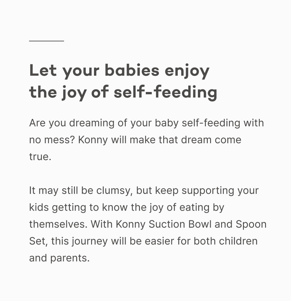 Konny Baby Silicone Bowl & Spoon Set