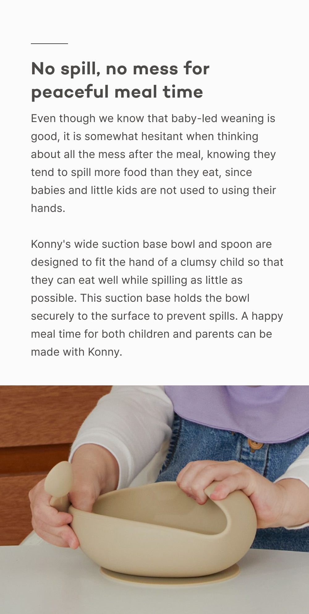 Konny Baby Silicone Bowl & Spoon Set