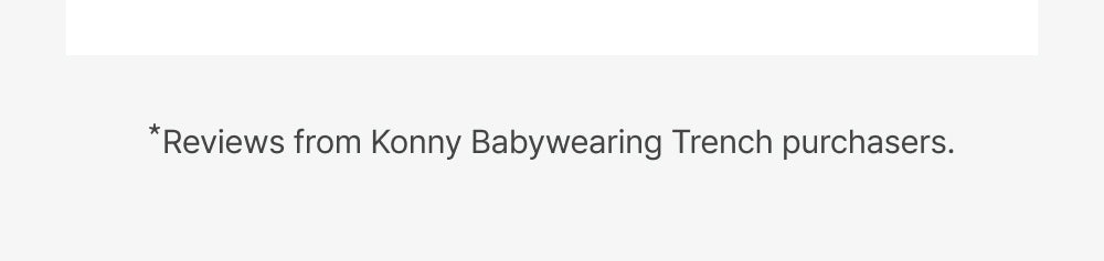 Konny Babywearing Trench