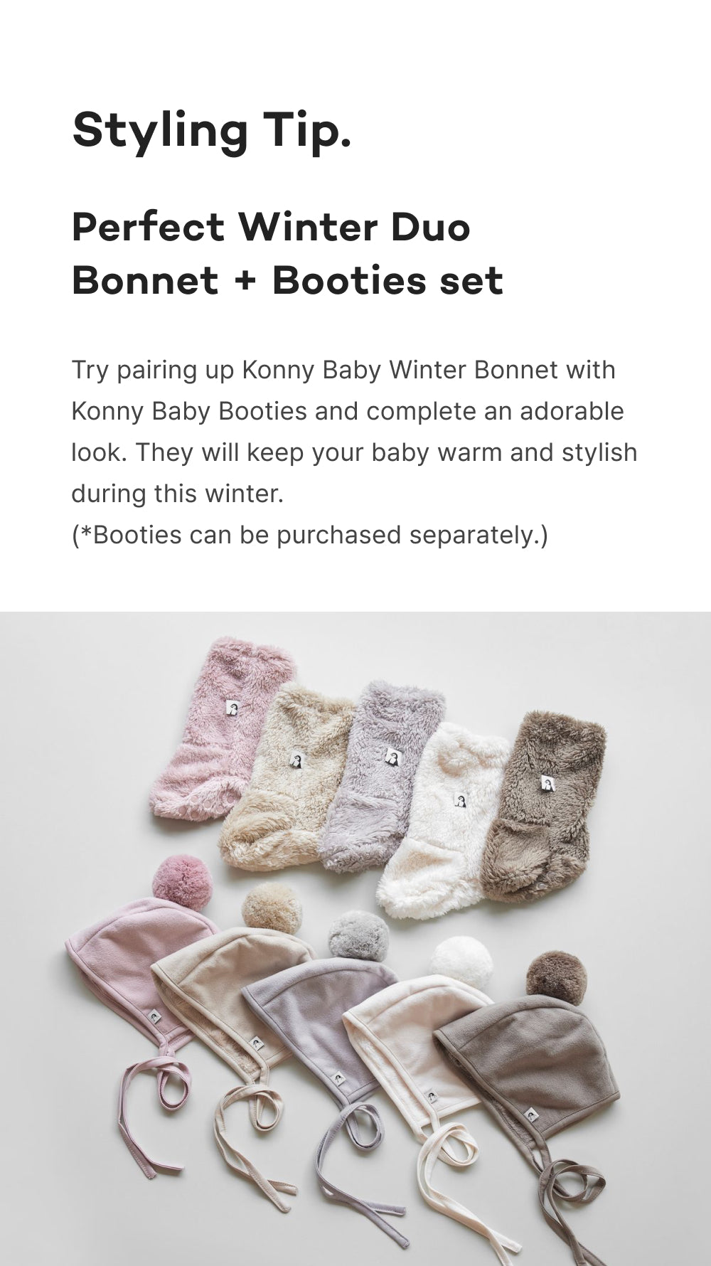 Konny Baby Winter Bonnet