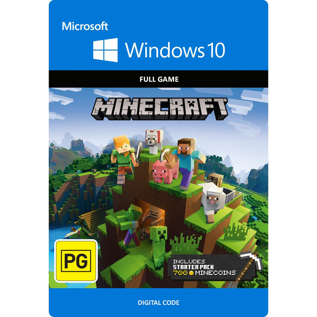 Minecraft Windows 10 Starter Collection Digital Download Jb Hi Fi