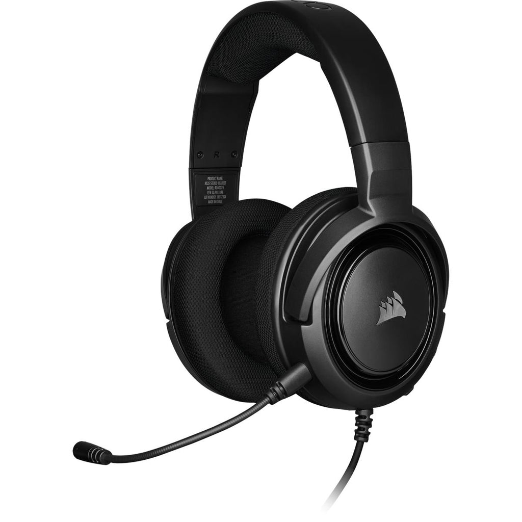 corsair hs35 stereo 3.5 mm gaming headphone carbon black