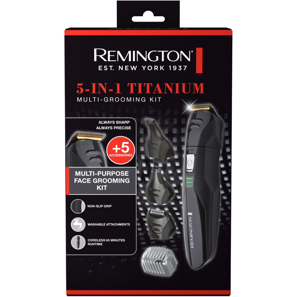 remington titanium all in one rechargeable groomer 1 kit