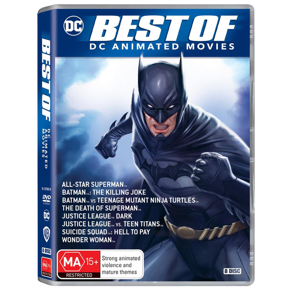 Best of DC Animated Movies 8-Film Collection - JB Hi-Fi
