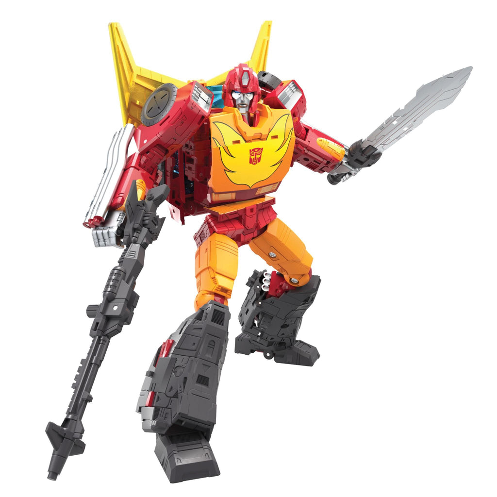 Transformers - Toys Generations War for Cybertron: Kingdom Commander  WFC-K29 Rodimus Prime with Trailer Action Figure - JB Hi-Fi