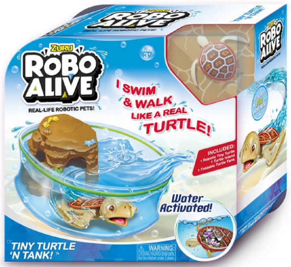 Robo Alive Real Life Robotic Pets I Swim And Walk Like A Real Tiny Turtle. 