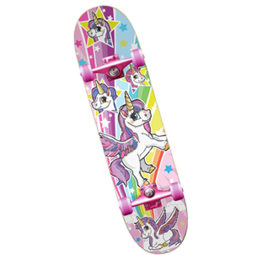43cm Unicorn Skateboard with Flashing Light Up Wheels