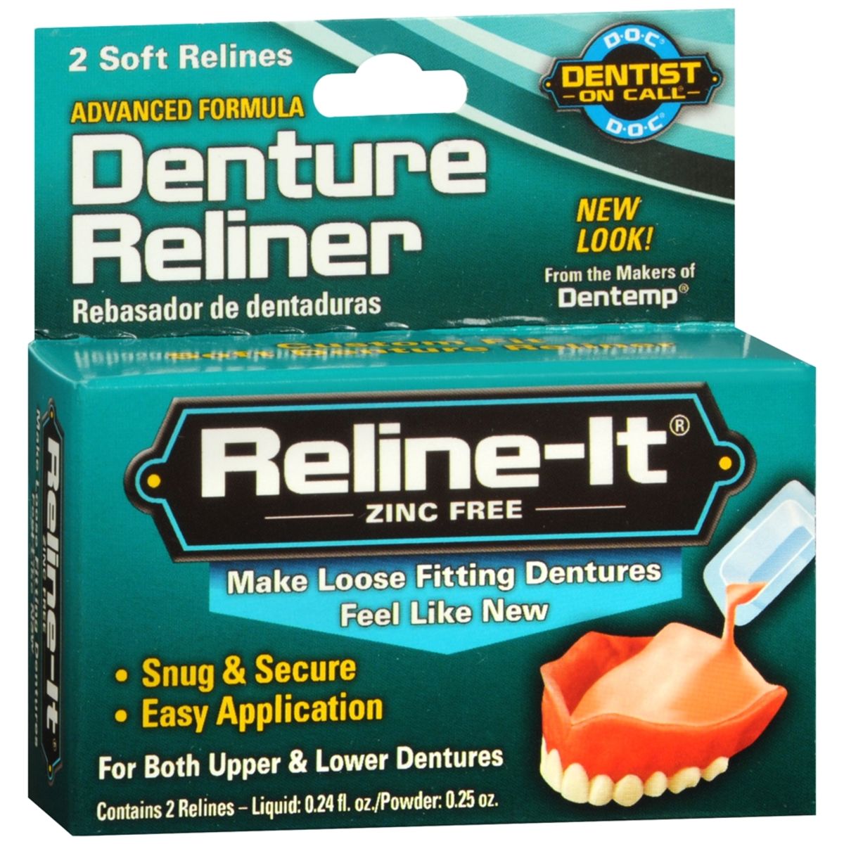 reline denture