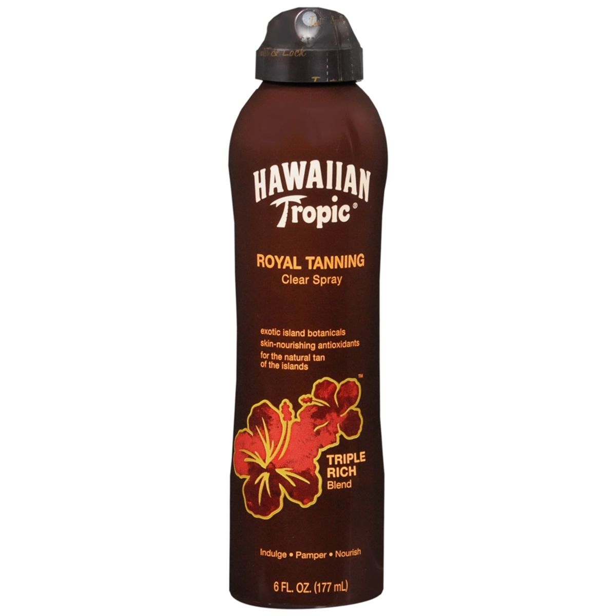 Hawaiian Tropic Royal Tanning Clear Spray - 6 OZ.