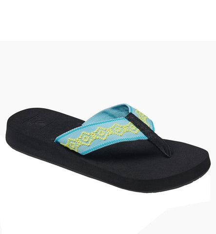 Reef Womens Sandy Flip Flops - Aqua 