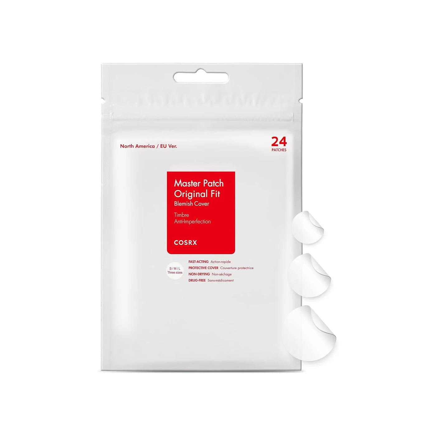 Cosrx Master Patch Original Fit for acne pimple blemishes scars oily skin trouble fast healing Korean skin care K Beauty World