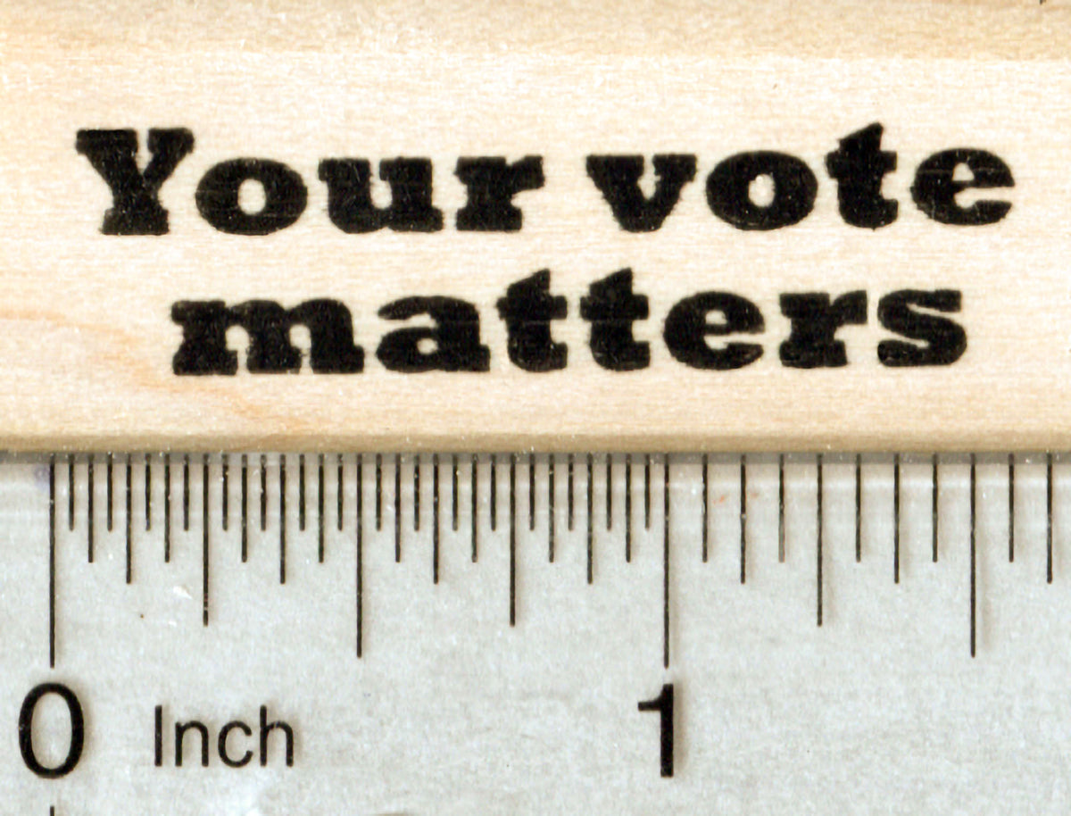 Perfect for Writing to Your reps or get Out The Vote Be A Voter Rubber Stamps for Your Postcards and Scrapbooking 