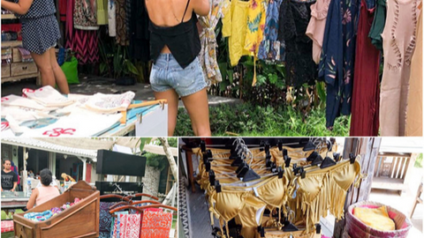 Bali offers unique shopping options. Explore markets, garage sales or boutique shopping.