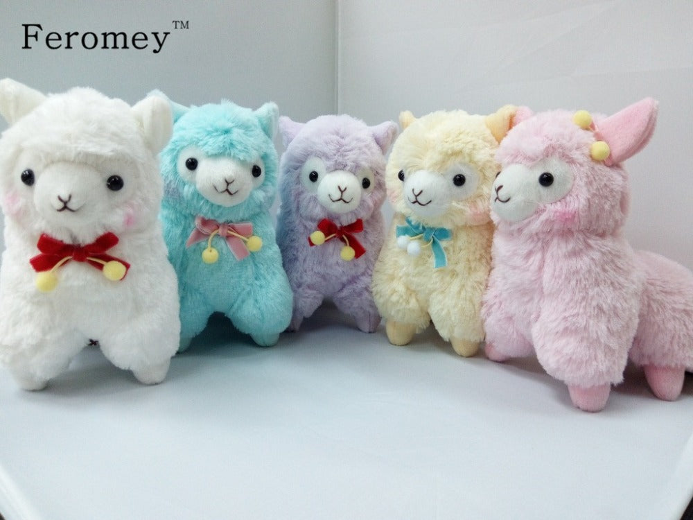 blue alpaca plush