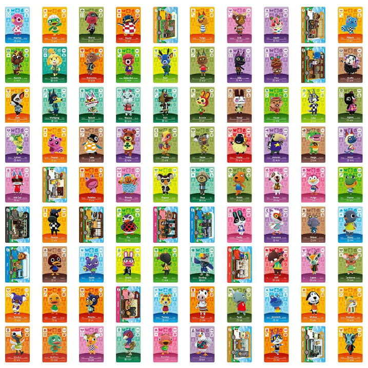 Animal Crossing Amiibo Cards 90 Pcs in 1 Pack | Number 73-162 | SP3 – Zelda  Cards