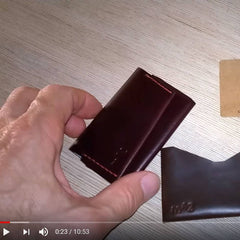 Minimalist Horween Chromexcel Leather Wallet & Slim Card Holder