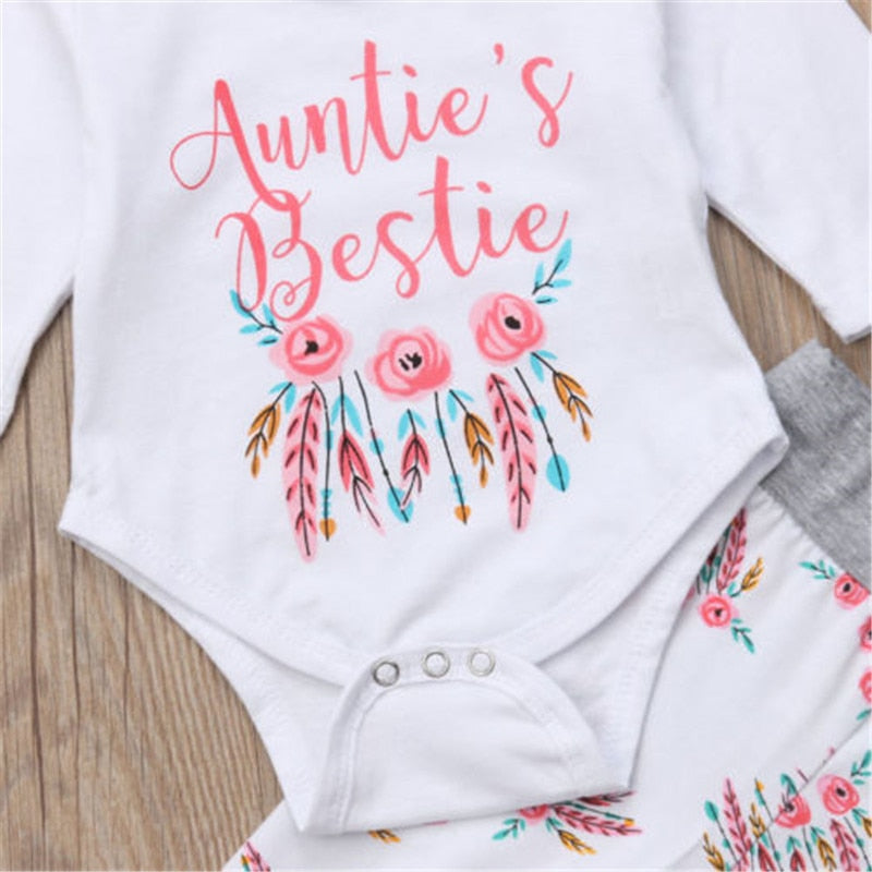 aunties bestie baby outfit