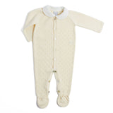 Cream Knitted All-in-One with Peter Pan Collar - Daywear - PEPA AND CO