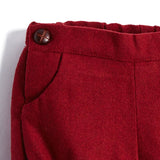 Burgundy Wool Blend Bloomers - BLOOMER - PEPA AND CO