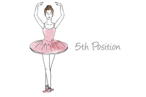 5th Position Ballet Illustration