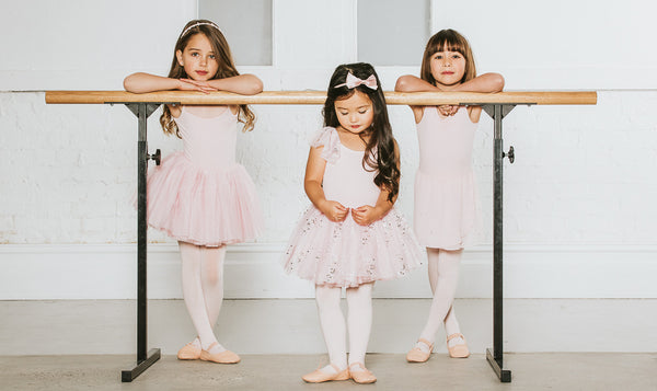 Flo Dancewear Girls at the Ballet Barre