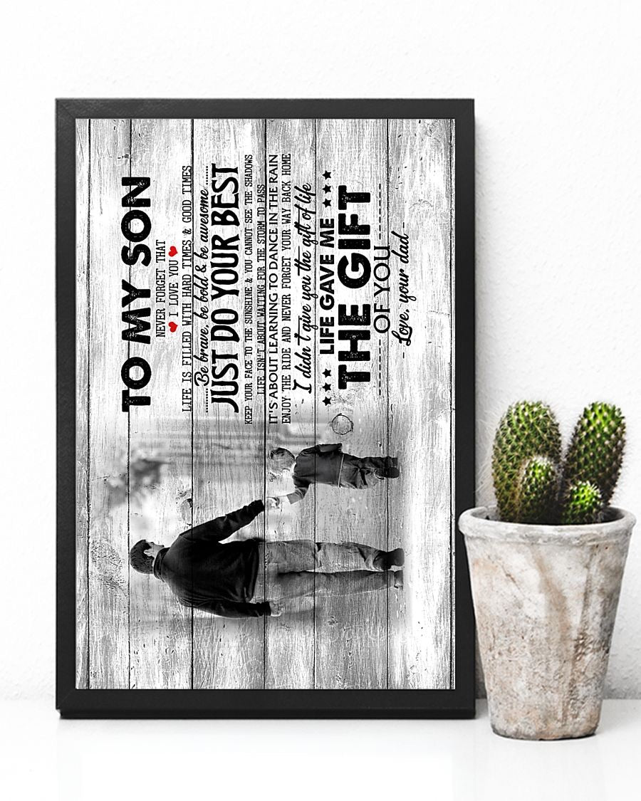 To My Son Poster - Great Gifts For Your Son