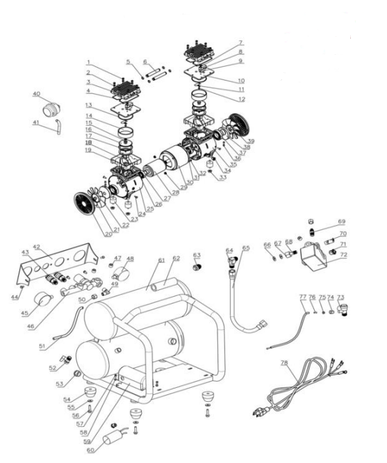 Eagle Air Compressor Parts Diagram