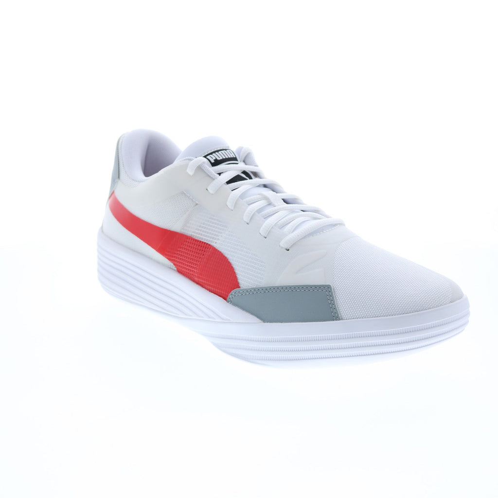 Puma Clyde All-Pro Team 19550904 Mens White Synthetic Athletic Shoes 10.5 Ruze Shoes