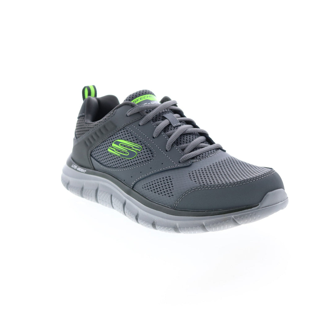 Cercanamente Sofocante módulo Skechers Track Syntac 232398W Mens Gray Wide Lifestyle Sneakers Shoes -  Ruze Shoes