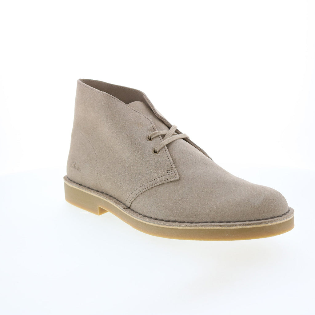 Clarks Desert 26155495 Gray Suede Lace Up Chukkas Boots Ruze Shoes
