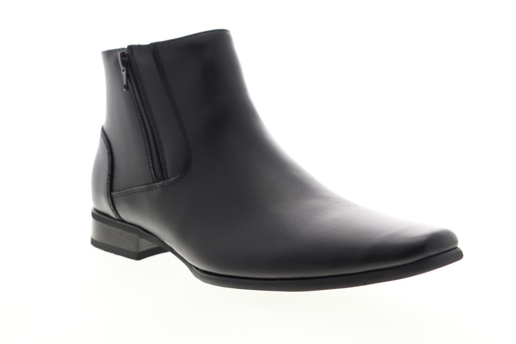prototype pop Pijl Calvin Klein Beck 34F0656-BLK Mens Black Leather High Top Casual Dress -  Ruze Shoes