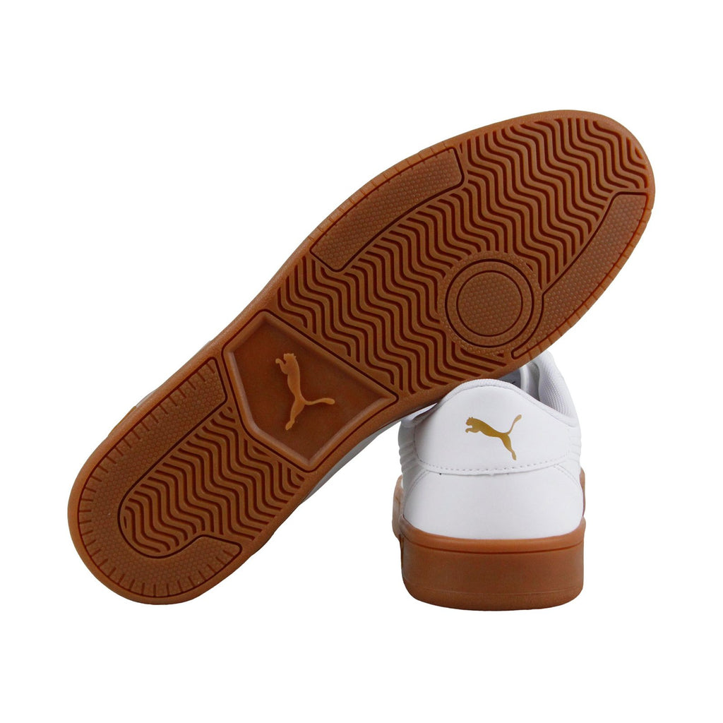 Puma Court Breaker L Mens White Leather Lifestyle Sneake - Ruze Shoes