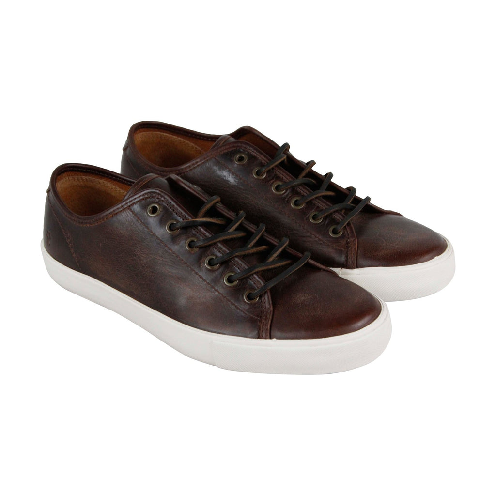 Frye Brett Low 81498 Mens Brown Leather Casual Lace Up ...