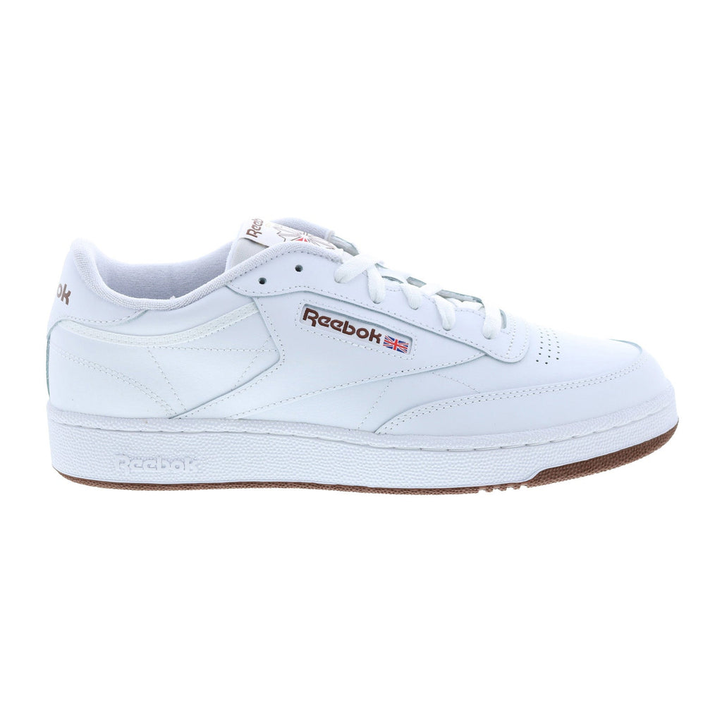 Reebok Club C FZ6012 Mens White Leather Lace Up Lifestyle Sneakers - Ruze Shoes