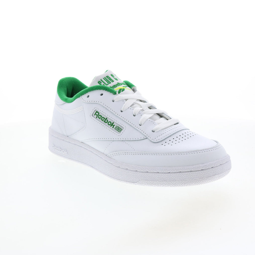 Resolver nariz subterráneo Reebok Club C 85 IE9387 Mens White Leather Lace Up Lifestyle Sneakers -  Ruze Shoes