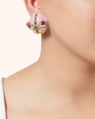 Papilio Studs in Blush