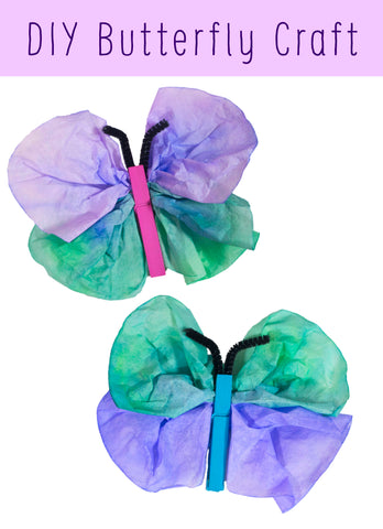 Butterfly Crafts | Crafts for Kids | Coffee Filter Butterflies | Spring Crafts 
