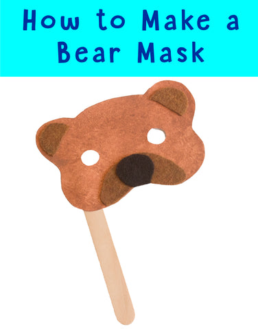 DIY Bear Mask | Bear Crafts | Animal Crafts | Crafts for Kids | Easy Crafts | DIY Masks