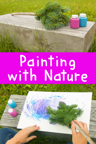 Painting With Nature | DIY Nature Paint Brushes | Art and Craft | Easy Crafts for Kids | Craft Ideas for Kids | Crafts for Kids | DIYs for Kids